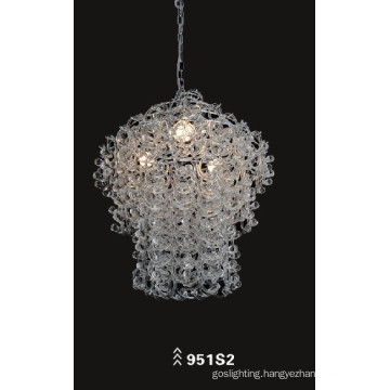 Transparent Carbon Steel Glass Pendant Light Decoration (951S2)